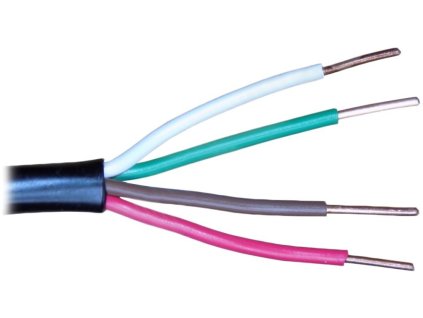 XtendLan Kabel ovládací, 4x 0,8mm2, PVC+PE izolace, pro přímé uložení do země, 152m balení