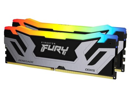 KINGSTON FURY Renegade RGB Silver XMP 48GB DDR5 8400MT/s / CL40 / CUDIMM / Kit 2x 24GB