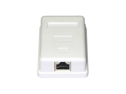 XtendLan Zásuvka 1xRJ45 osazená, na zeď stíněná