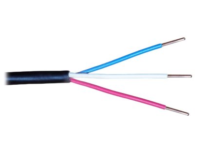 XtendLan Kabel ovládací, 3x 0,8mm2, PVC+PE izolace, pro přímé uložení do země, 152m balení