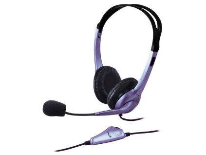 POŠKOZENÝ OBAL - GENIUS headset - HS-04S (sluchátka + mikrofon), single jack