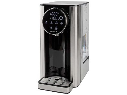 POŠKOZENÝ OBAL - NEDIS automat na horkou vodu/ objem 2,7 l/ display/ digitální/ černá (hliník)