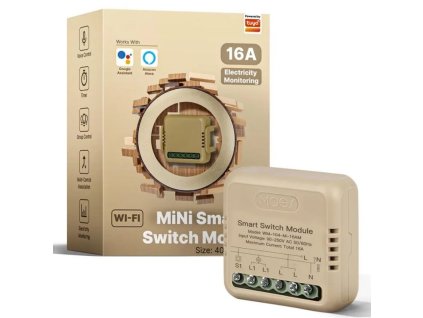 WM-104-M-16AM-MS - Smart WiFi 1 kanálový spínač s měřením spotřeby energie-16A