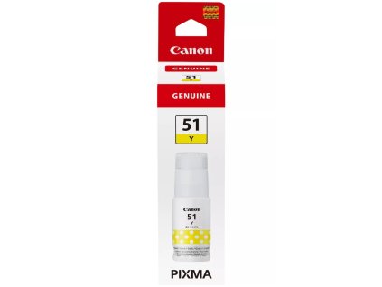 Canon inkoustová náplň GI-51 Y EUR žlutá inkoustová lahvička