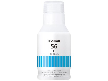 Canon inkoustová náplň GI-56 C EUR Cyan inkoustová lahvička