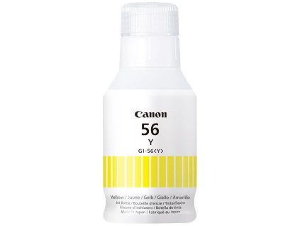 Canon inkoustová náplň GI-56 Y EUR žlutá inkoustová lahvička