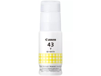 Canon inkoustová náplň GI-43 Y EMB žlutá inkoustová lahvička
