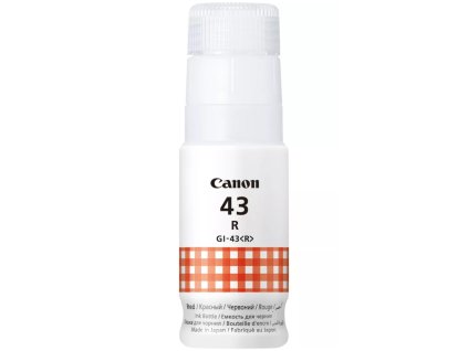 Canon inkoustová náplň GI-43 R EMB červená inkoustová lahvička
