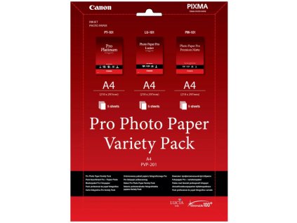 Canon fotopapír  PVP-201 PRO A4 Pro  Variety Pack