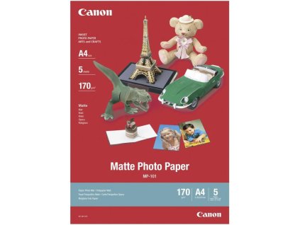 Canon fotopapír  MP-101 A4  Matte  (5 listů)