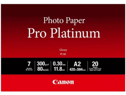 Canon fotopapír  PT-101  Platinum A2 20 listů