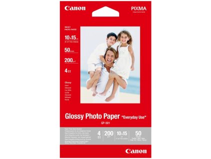 Canon fotopapír  GP-501  lesklý4x6 50 listů