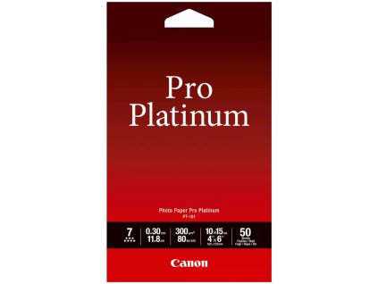Canon fotopapír  PT-101  Pro Platinum  4x6 50 listů