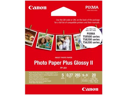 Canon fotopapír  PP-201 3.5x3.5inch   20 listů