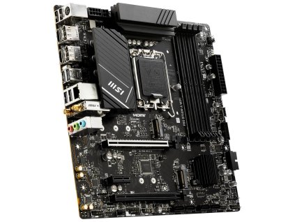OPRAVENÉ - MSI PRO B760M-A WIFI / Intel B760 / LGA1700 / 4x DDR5 / 2x M.2 / 2x HDMI / 2x DP / WiFi / mATX