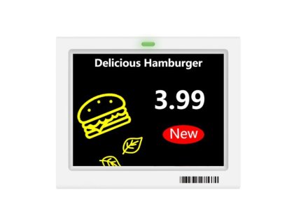 Dahua ESL-E4042A-N elektronický štítek/ 4,2" 400x300/ 104,8 x 87 x 12,8mm/ 4 barvy/ NFC
