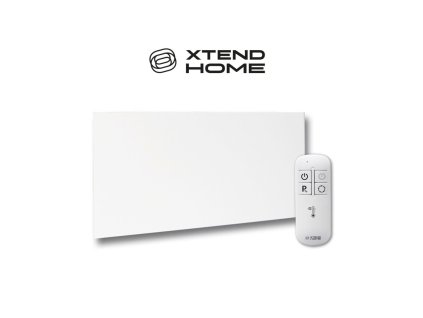 POŠKOZENÝ OBAL - Xtend Home topný infra panel, bezrámový, 960W, 230V, bílý, Wi-Fi, Tuya