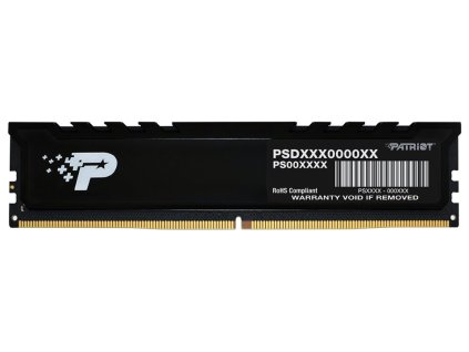 PATRIOT Signature Premium 16GB DDR5 6400MT/s / CUDIMM / CL52 / 1,1V /