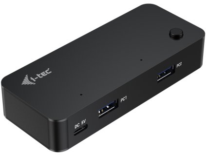 i-tec univerzální KVM HUB 2x USB-C + 2x USB-A 3.0 Port