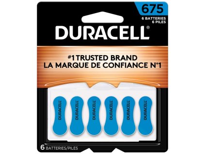 Duracell baterie do naslouchadel HA 675 6ks