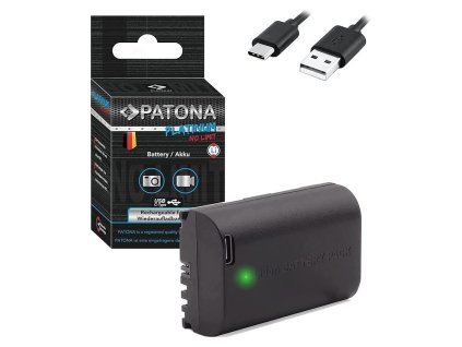 PATONA baterie pro foto Canon LP-E6NH 2250mAh Li-Ion Platinum USB-C nabíjení