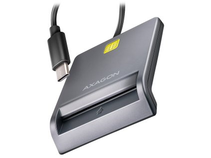 AXAGON čtečka kontaktních smart karet USB-C (eObčanka) / Smart Card / CRE-SM3TC / USB type-C / 1,2m