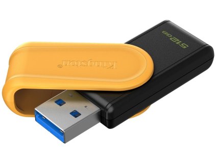 KINGSTON DataTraveler EXODIA S 512GB / USB 3.2 Gen1 / černá + oranžová
