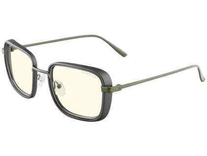 GUNNAR kancelářske/herní brýle FALLOUT VAULT 33 /GUNMETAL-OLIVE / * čirá skla * BLF 35 * GUNNAR focus