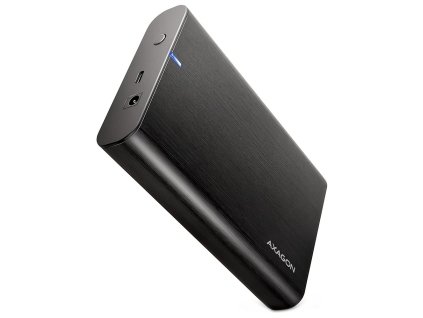 AXAGON hliníkový box pro 3,5" SATA HDD / EE35-A6C / USB-C 3.2 Gen1 / kabel 60cm