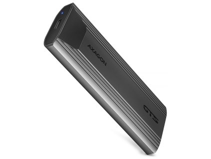 AXAGON box THIN pro M.2 NVMe SSD / EEM2-GTS2 / USB-C / USB 3.2 Gen2 / až 10 Gbit/s / kabel 50cm
