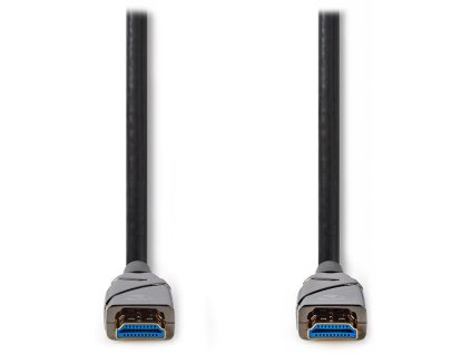 NEDIS aktivní optický High Speed HDMI 2.0 kabel s ethernetem/ 4K@60Hz/ zlacené konektory HDMI-HDMI/ černý/ BOX/ 30m