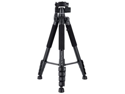 Rollei Stativ Compact Traveler Star S4 / Zátěž 5kg/ Vytažený 160cm/ Černý