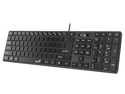 GENIUS Slimstar K500 Education/ Drátová/ Copilot/ USB/ černá