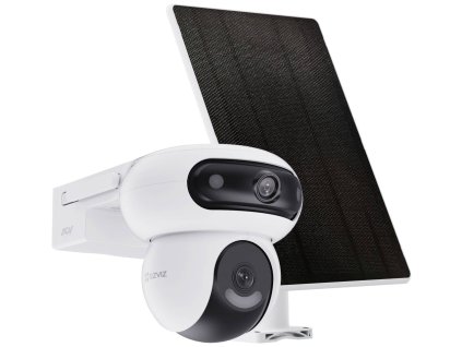 EZVIZ IP kamera HB90 kit/ PTZ/ Wi-Fi/2x 4Mpix/ krytí IP65/ objektiv 2,8 + 6mm/ H.265/ IR až 35m/ + 8W solární panel