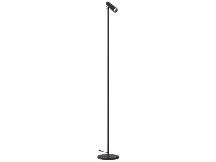 IMMAX LED podlahová lampa TIT/ 6W/ DC 12V/0,5A/ 100-240 VAC/ 400lm/ CCT/ černá se zlatými prvky