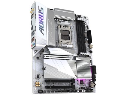 GIGABYTE B650E A ELITE X ICE / AMD B650 / AM5 / 4x DDR5 / 3x M.2 / USB-C / HDMI / Wi-Fi / ATX
