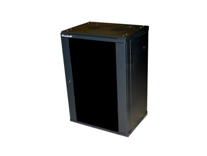 XtendLan 12U/600x450, na zeď, jednodílný, skleněné dveře