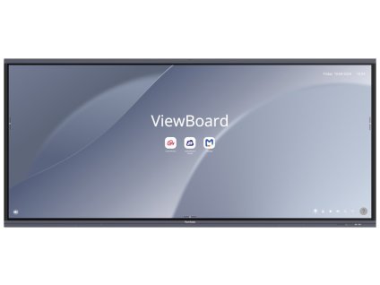 ViewSonic Flat Touch Display IFP92UW/ 92"/WUHD/128GB/8GB/450cd / Android / OPS/ HDMI/ USB-C/Subwoofer Speaker/ Black