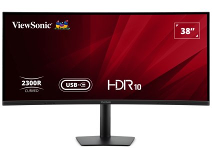 ViewSonic VA3820C '38" 21:9 3840 x 1600, SuperClear® IPS zakřivený monitor, 2 HDMI,DP,USB,USB-C 96W, speakers,výš. nast.