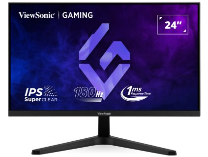 ViewSonic VX24G1-HD 24" 16:9 (23.8") 1920 x 1080 SuperClear® IPS, 180Hz, 1ms MPRT, 2 HDMI, DisplayPort, HDR10
