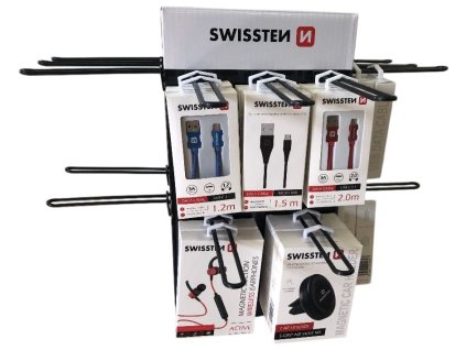 Swissten otočný stojan- 20 pozic