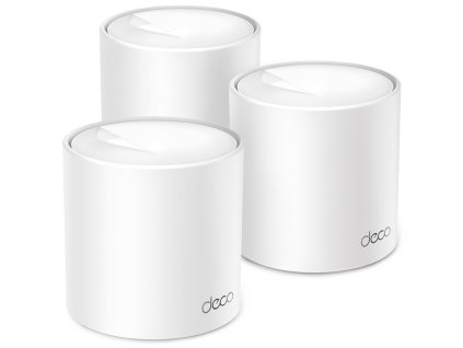 TP-Link Deco X50 Pro AX3000 Wi-Fi 6 mesh systém, 2x 2.5GLAN, 3pack