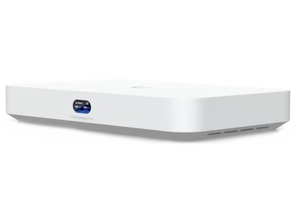 Ubiquiti UniFi Cloud Gateway Fiber - Router, Full UniFi OS, IDS/IPS, 5x 2.5GbE, 2x SFP+, Slot pro NVMe SSD, 1x PoE