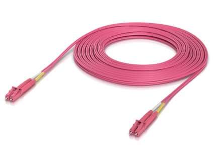 Ubiquiti OM4 Duplex LC UPC Fiber Patch Cable 10m - Multi-mode patch kabel, duplex LC, délka 10m