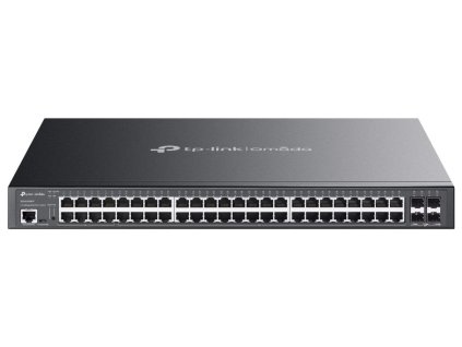 TP-Link SG3452XMPP, Omada 48-Port Gigabit Smart PoE Switch, 40x PoE+, 8x PoE++, 4x 10GB SFP+, 750W PoE budget