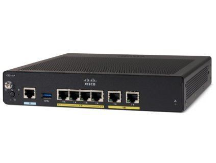Cisco C921-4P Router Gigabit Ethernet security router with internal power supply