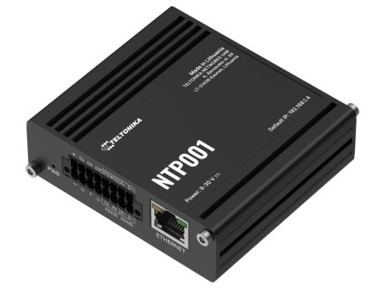 Teltonika NTP001 průmyslový NTP server, synchronizace času, RS232/RS485,