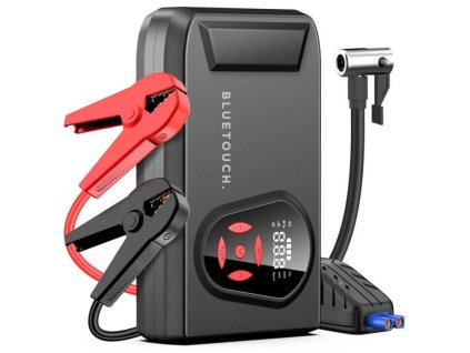 BLUETOUCH startovací zdroj s kompresorem 20.000 mAh a výstupním proudem 3000 A