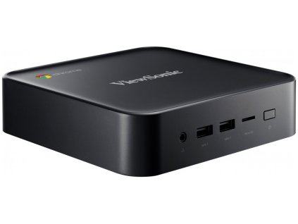 Viewsonic Chromebox, Intel Celeron 5205U, Chrome OS, 64GB ROM/8GB RAM,HDMI-out x2, uSD card x1,RJ45 x1, USB black