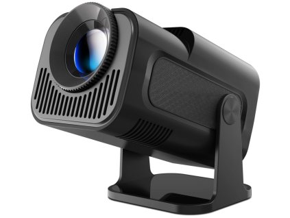 HELMER chytrý přenosný projektor SP 600 FULL HD (1920 x 1080px)/ HDMI/ USB/ Bluetooth/ Wi-Fi/ Repro/ Android 13/ černý